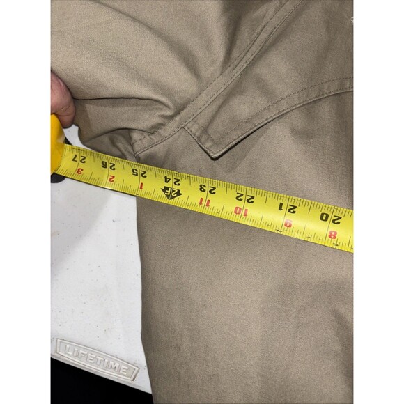 London Fog Trench Coat 46L London Town Co Flannel Liner Double Breasted Belted - Picture 12 of 16